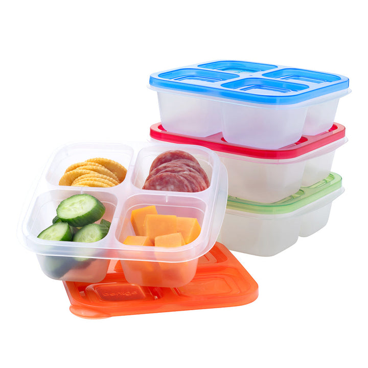 Bentgo Easyboxes 4-Compartment Snack Containers 8-Piece Set E0