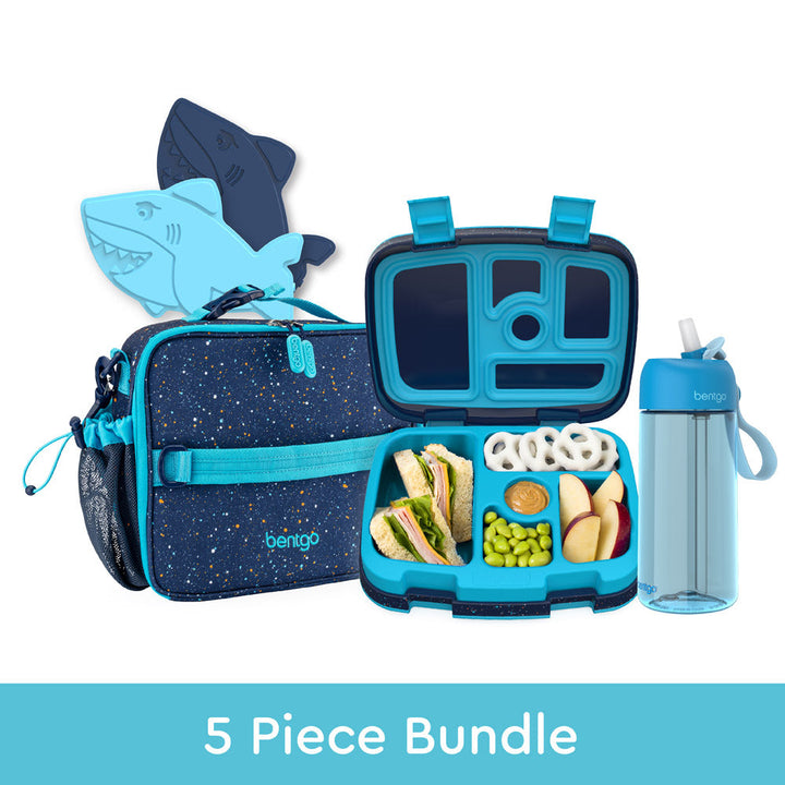 Bentgo Kids Prints Lunch 5-Piece Set with Ice Packs H1