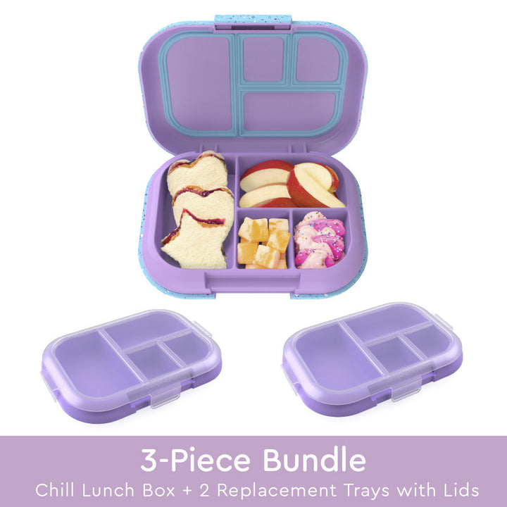 Bentgo Chill Kids Lunch Box & 2 Extra Trays with Lids C8
