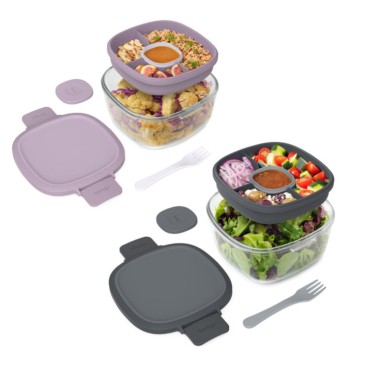 Bentgo Glass Salad Container (2-Pack) M1